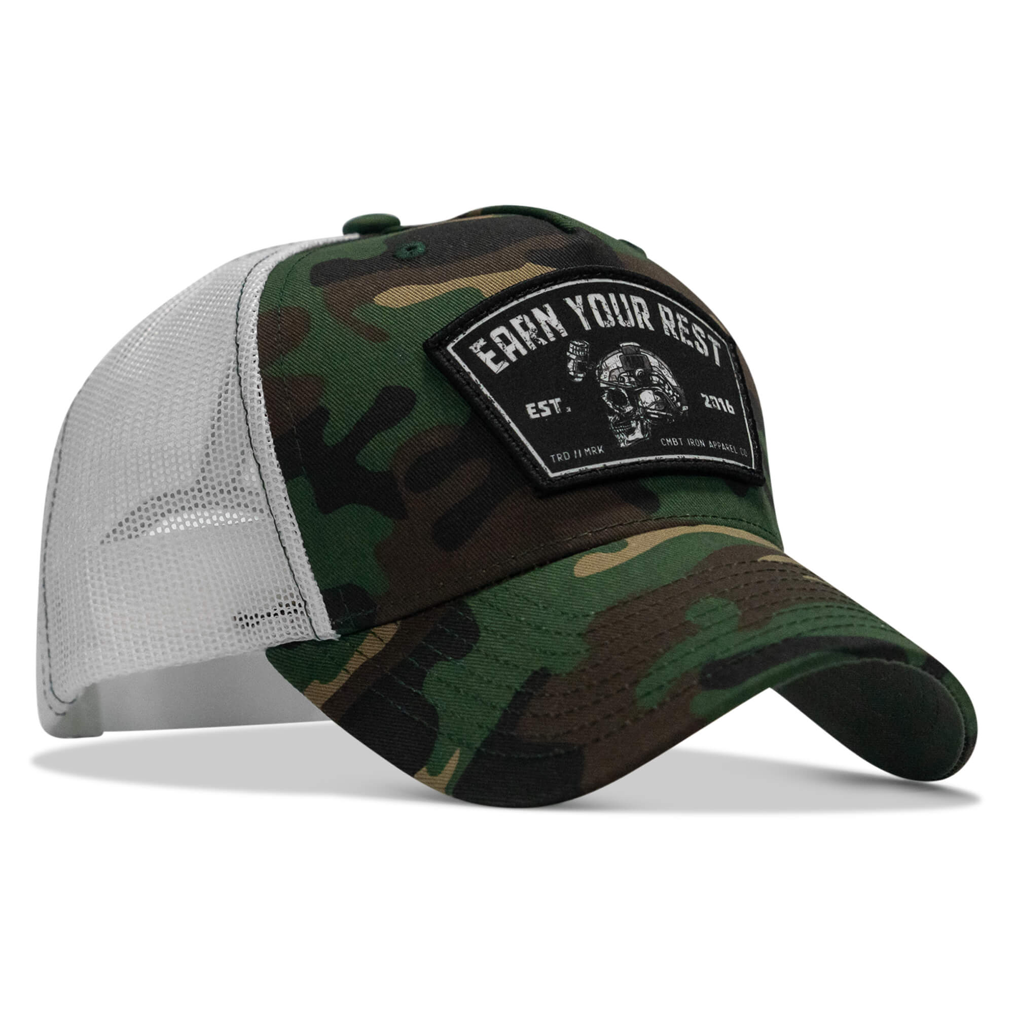 Earn Your Rest Patch Snapback Hat