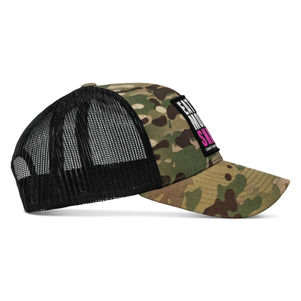 Eat More Snacks Patch Snapback Hat