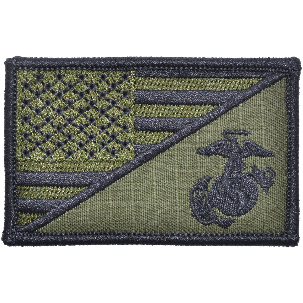 USMC EGA USA Flag - 2.25x3.5 Patch