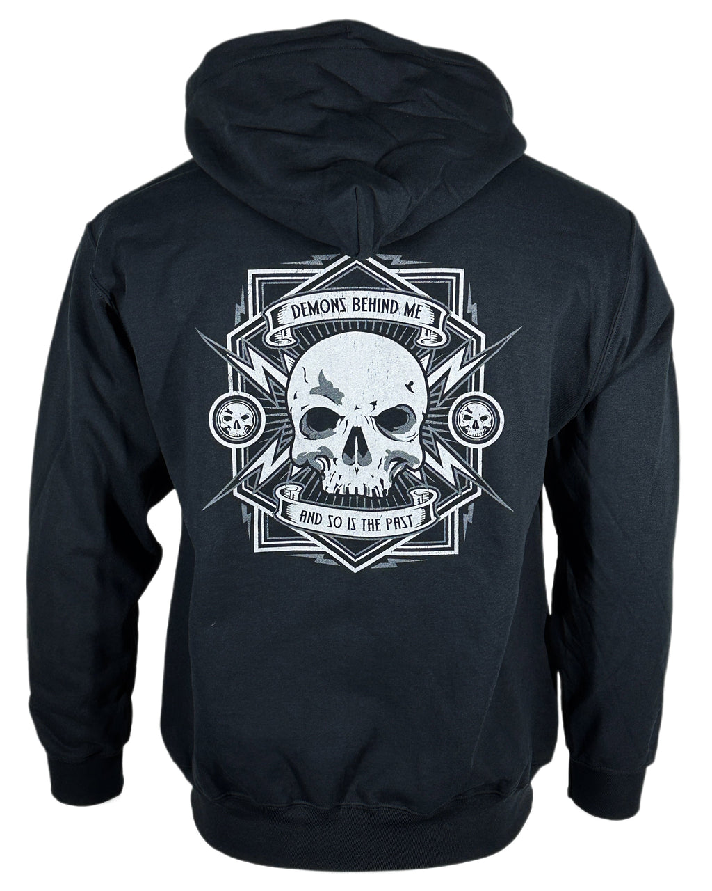 Closeout- Electric Head Unisex Black Zip-UP Hoodie