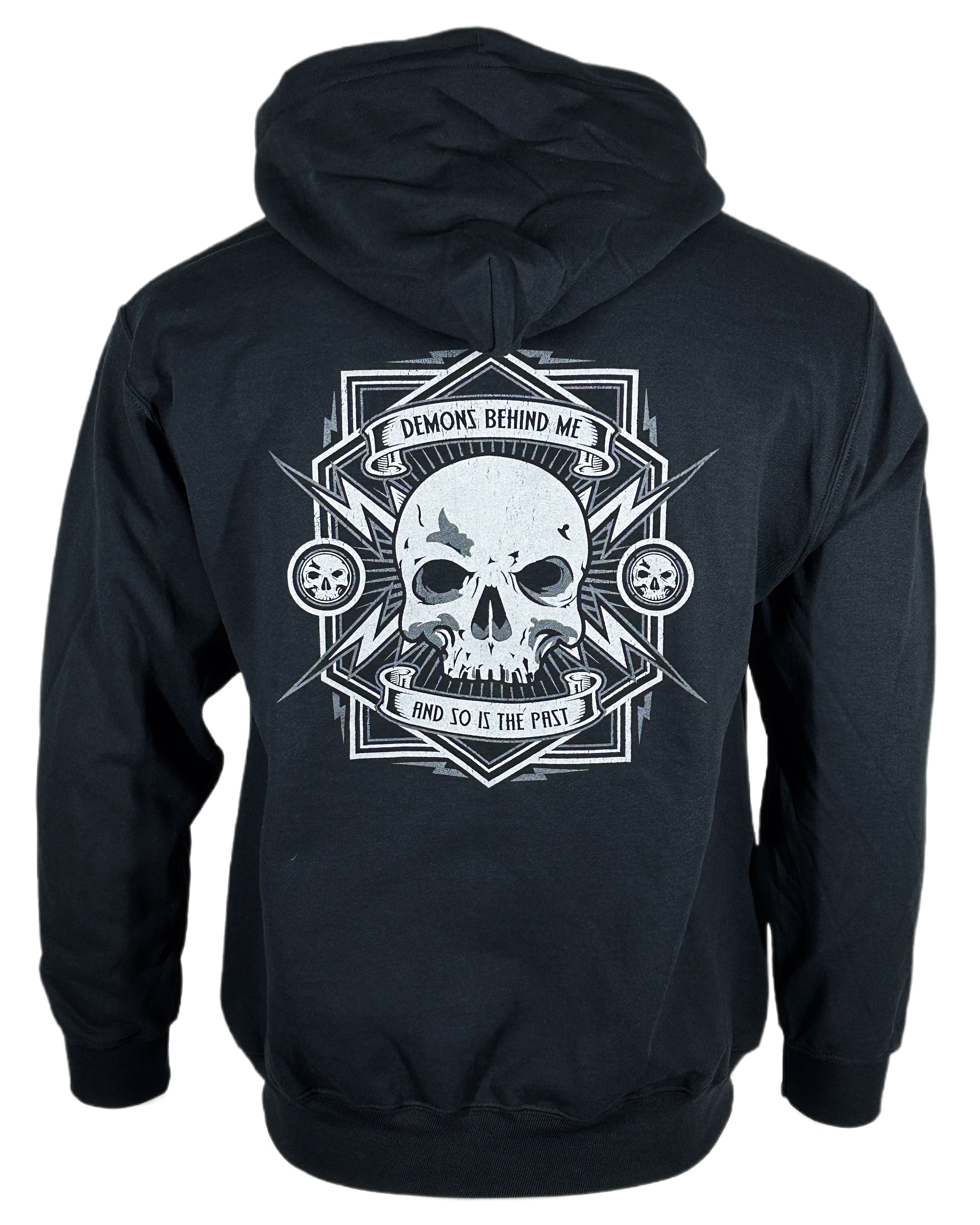 Closeout- Electric Head Unisex Black Zip-UP Hoodie