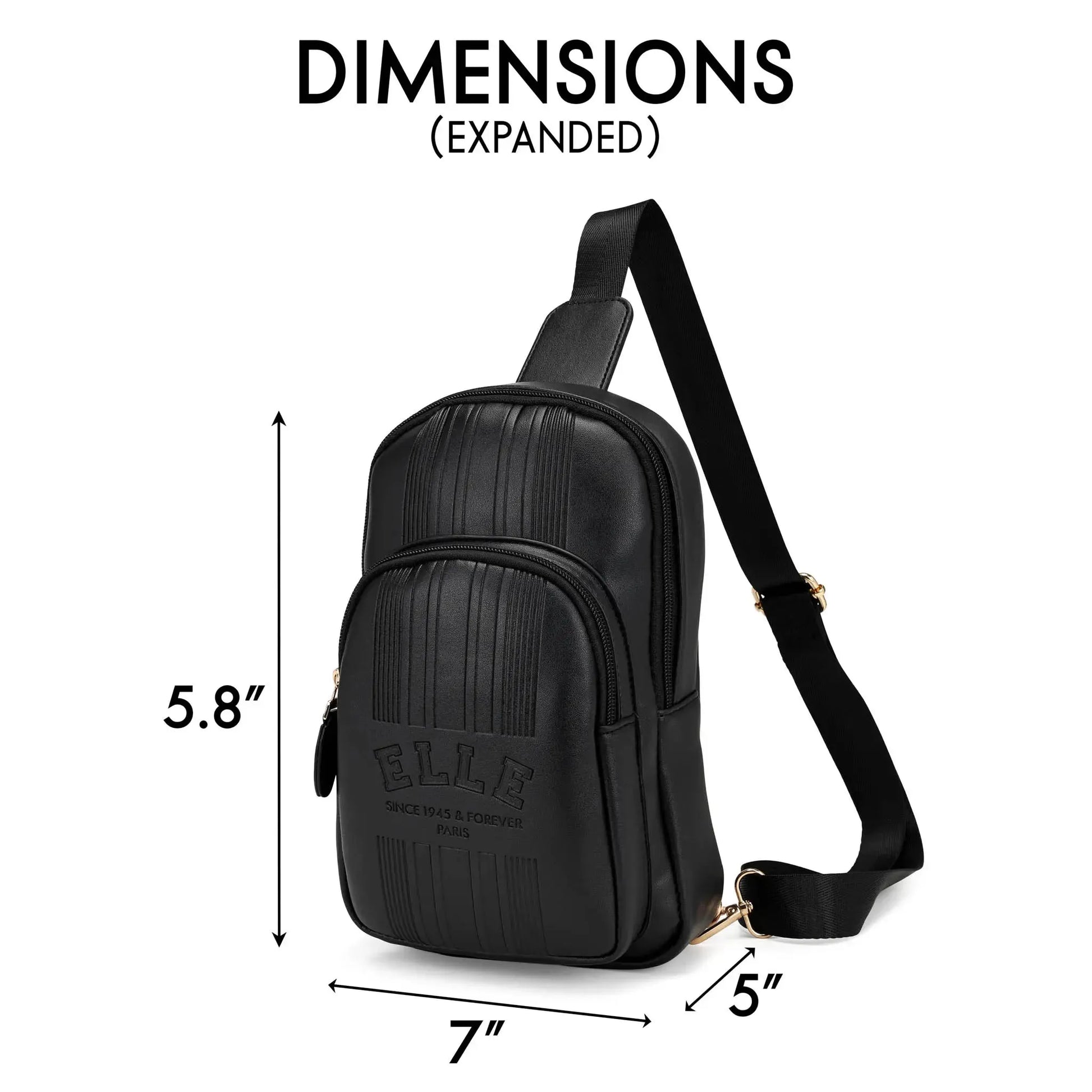 Roamer Vegan Leather 2.8L Sling | Crossbody Bag