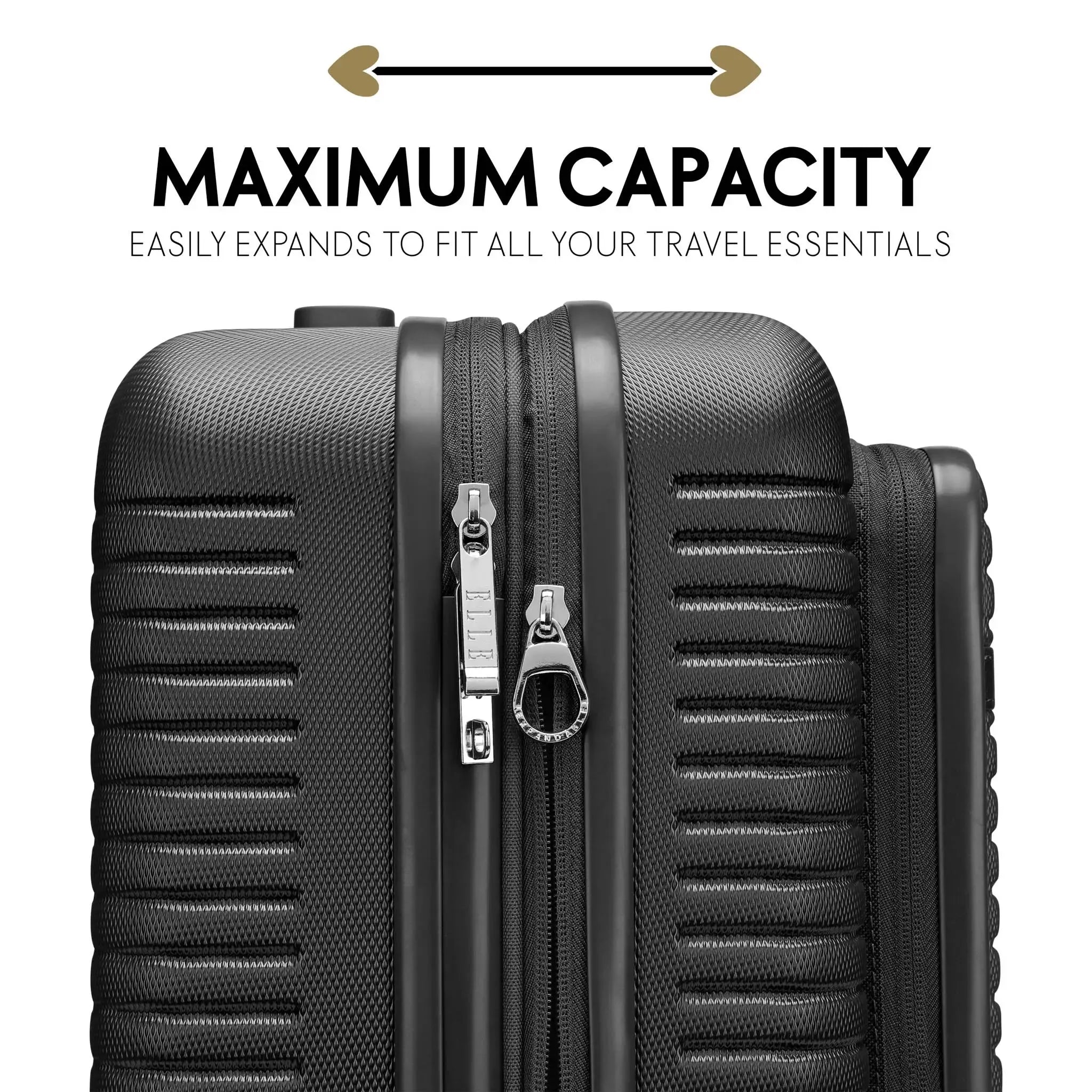 Escape Expandable Carry-on Suitcase with Front Laptop Pocket