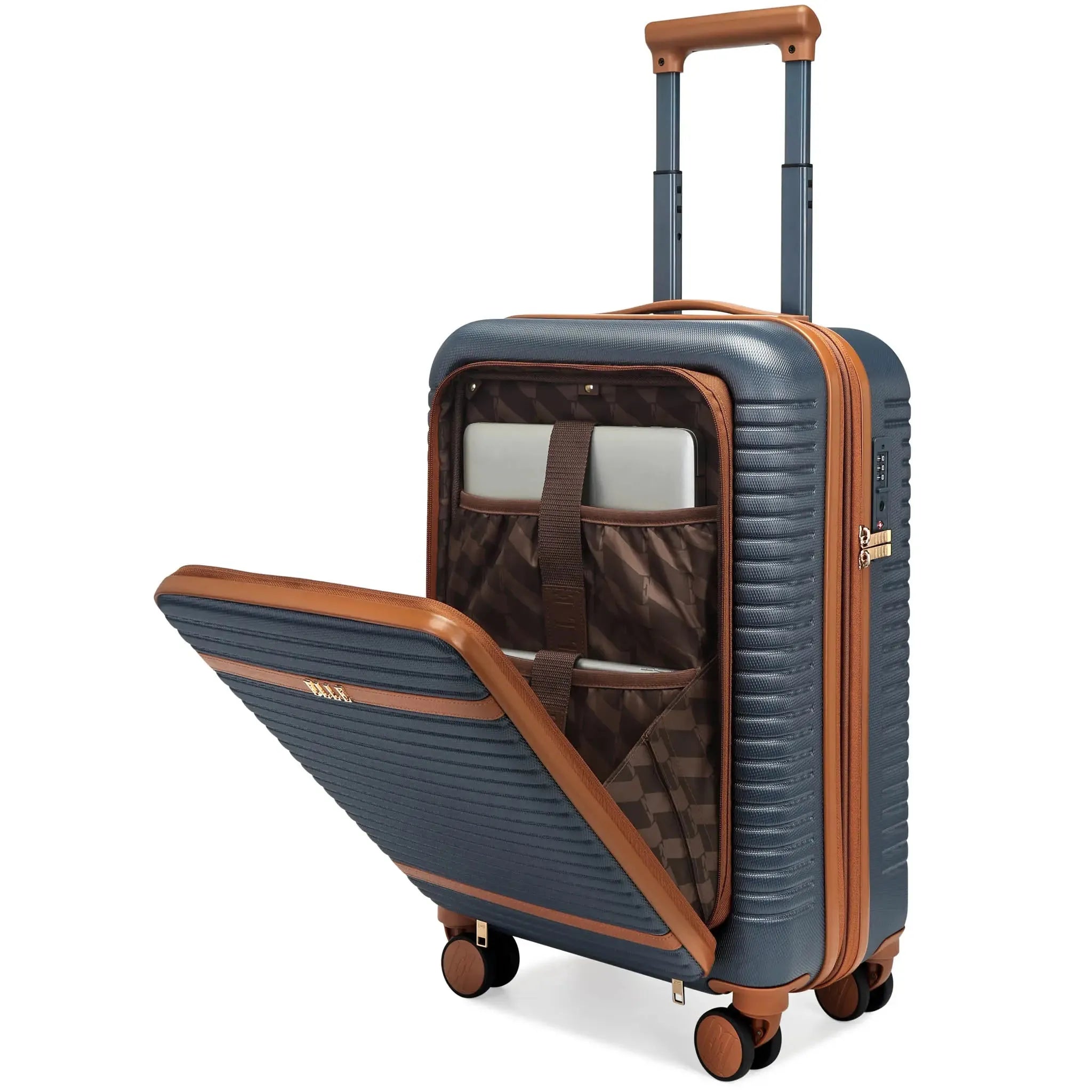 Escape Expandable Carry-on Suitcase with Front Laptop Pocket