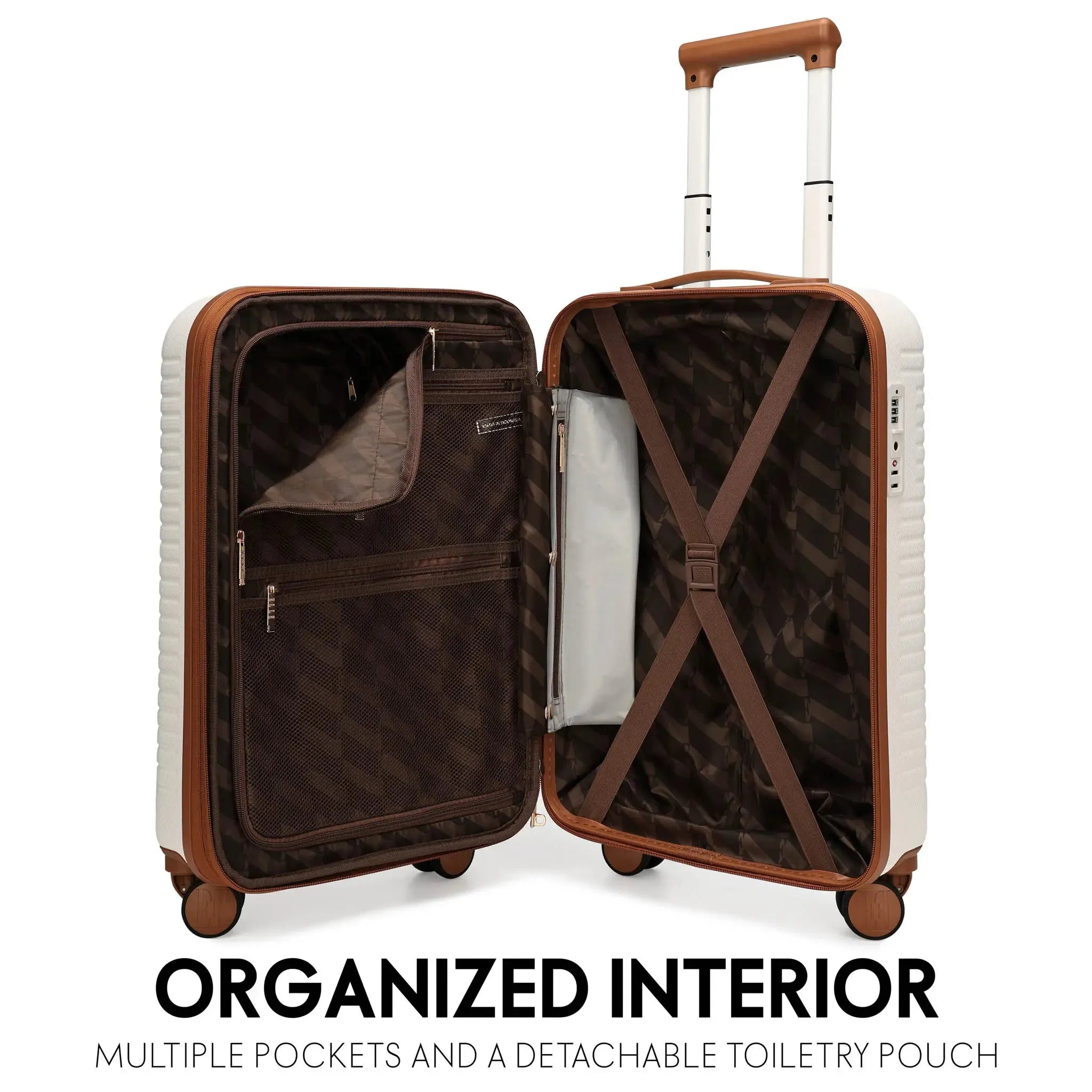 Escape Expandable Carry-on Suitcase with Front Laptop Pocket