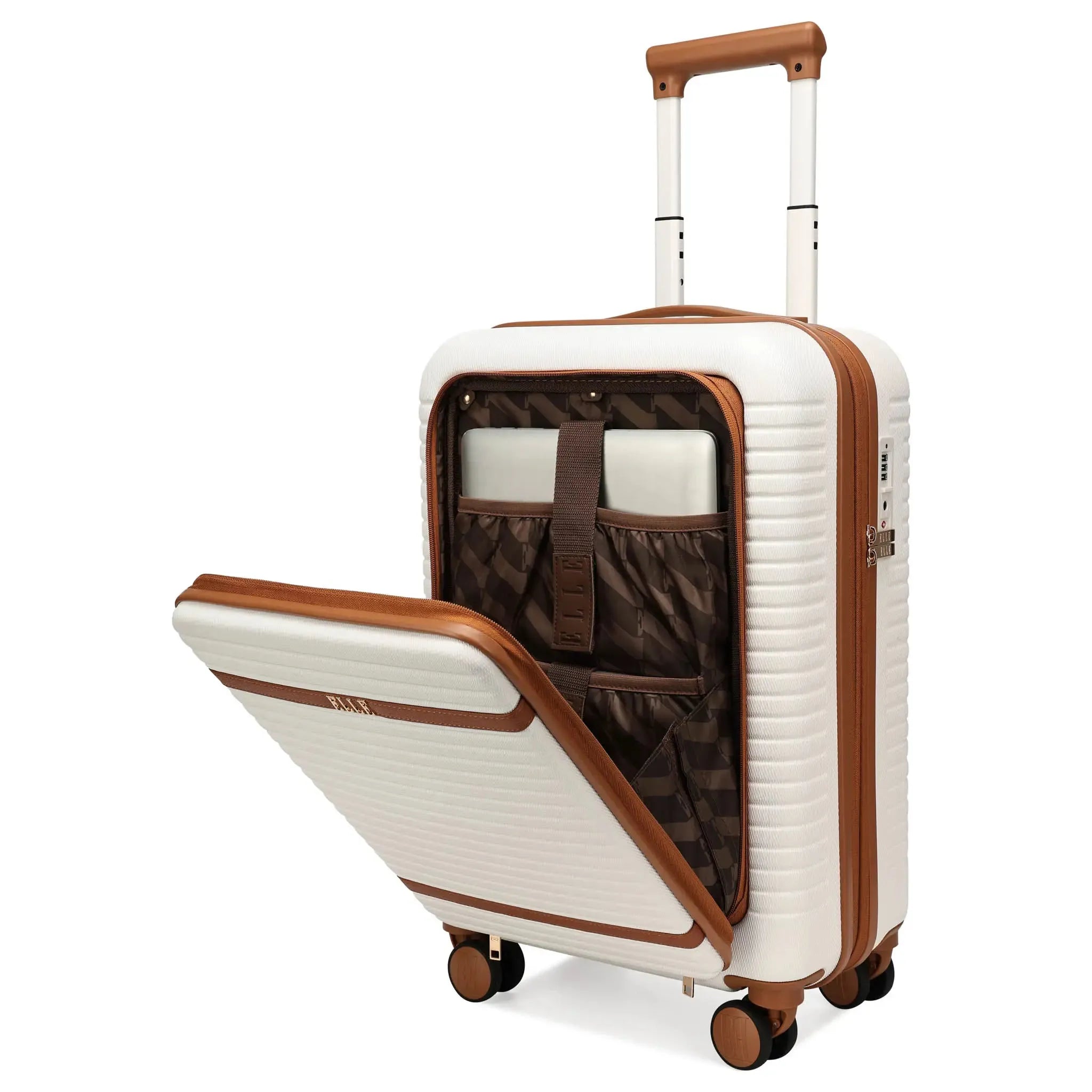Escape Expandable Carry-on Suitcase with Front Laptop Pocket