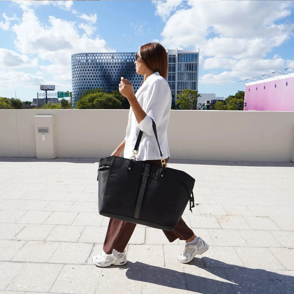 Eleganza 32L Monogram Weekender Tote Bag