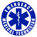 Caduceus Staff Star Of Life Emergency Medical Technician - 4 inch Sticker