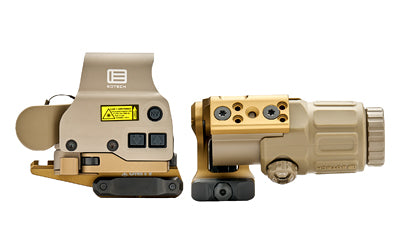 EOTECH HHS1 FTCU |  Holographic Sight |  Red 68 MOA Ring with 1 MOA Dot Reticle |  Matte Finish |  Black |  Includes G33 3X Magnifier |  Unity FAST Riser and Omni FTC Mount HHS1 FTCU-BLK