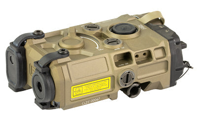 EOTECH On-Gun-Laser Commercial Power -  Green Vis Laser/Infrared Laser/Illuminator -  Matte Finish -  Tan -  Includes Modlite ModButton Lite 7" Switch