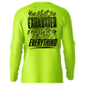Exhausted - Hi-Visibility UPF 50 Long Sleeve Sun Shirt