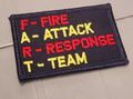 ASOS - Fire Attack Response Team - 2x3 Patch - Navy w/Red & Yellow