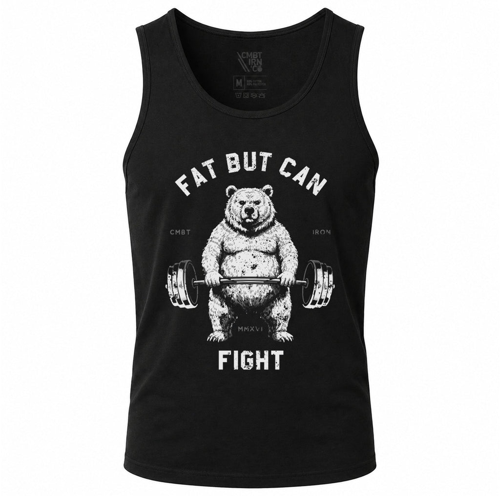 Fat But Can Fight Bear Men's Tank Top