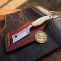 Farrier Rasp Mini Cleaver Bull Cutter with Bone Handle