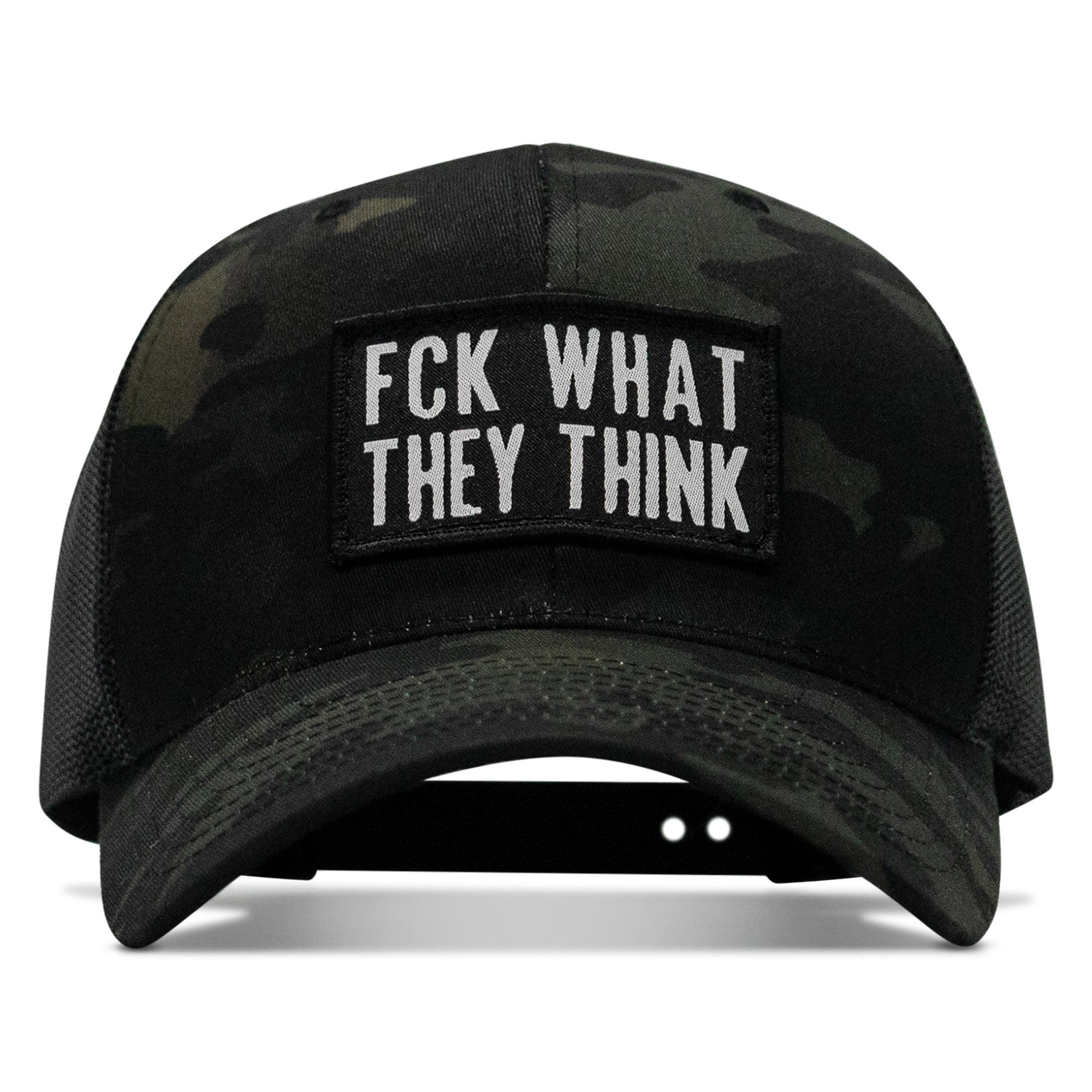 FCK What They Think Patch Snapback Hat