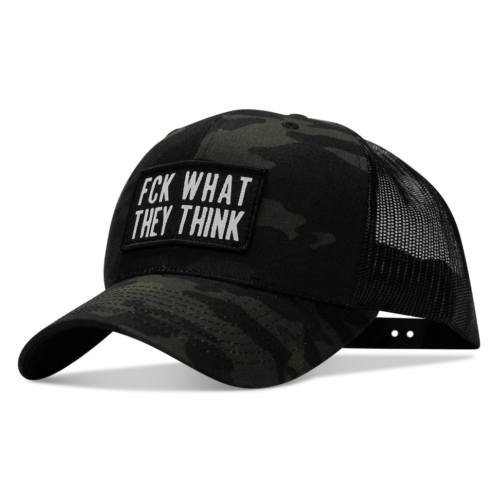 FCK What They Think Patch Snapback Hat