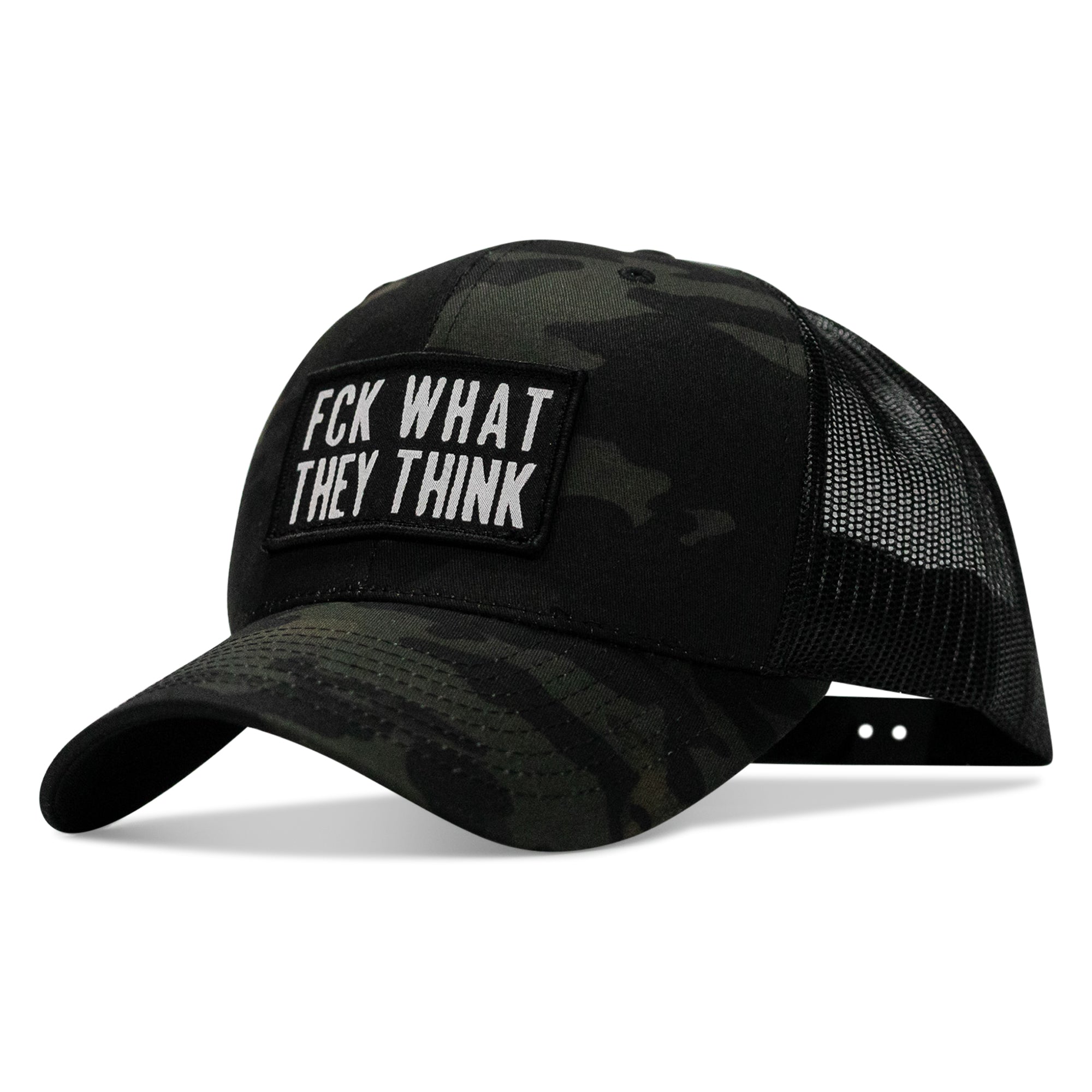 FCK What They Think Patch Snapback Hat