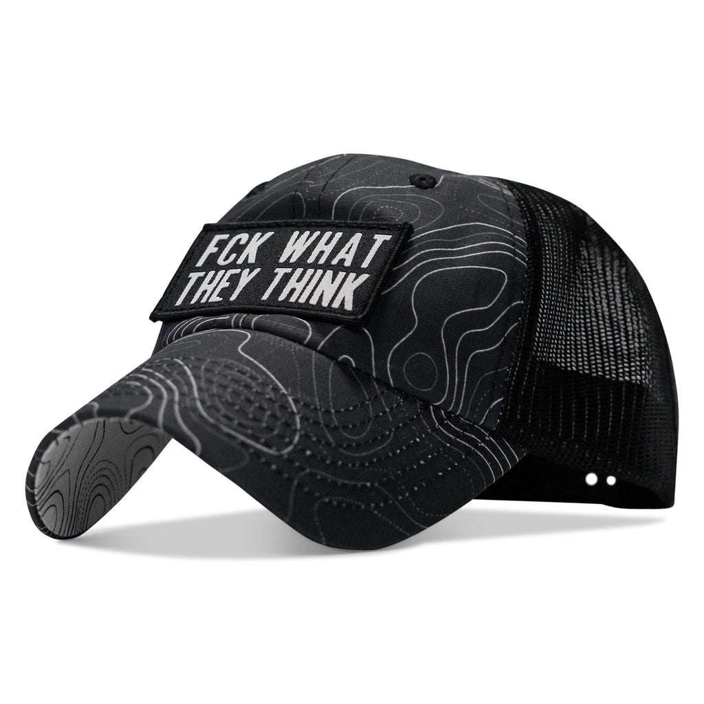 Fck What They Think Patch Tactical Ripstop Mesh Snapback Hat