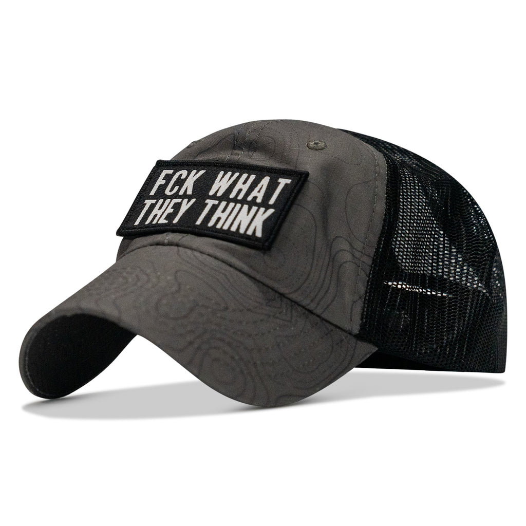 Fck What They Think Patch Tactical Ripstop Mesh Snapback Hat