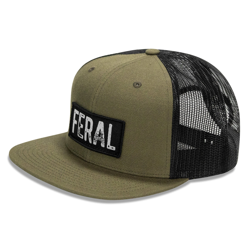 FERAL Patch Flatbill Snapback Hat