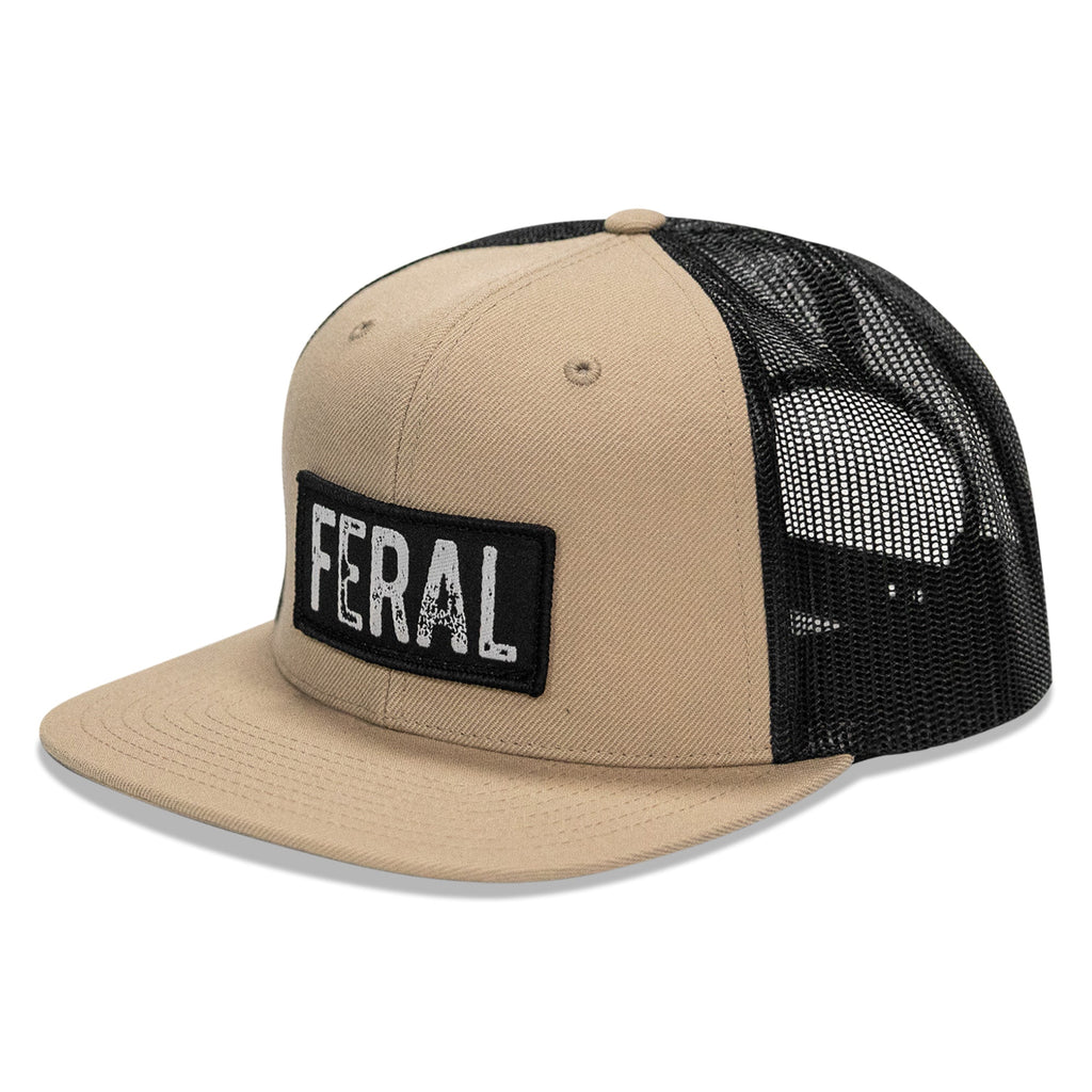 FERAL Patch Flatbill Snapback Hat