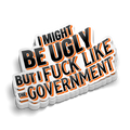 F Like The Government - Hard Hat Decal