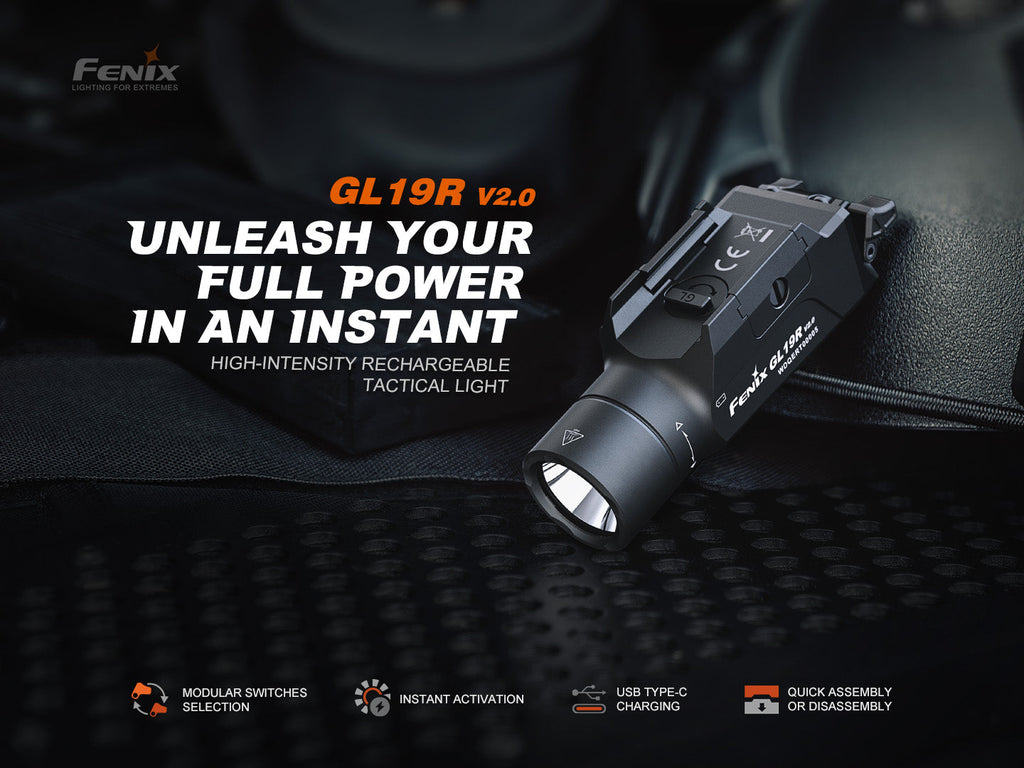 Fenix GL19R V2 Modular Switch Mounted Light