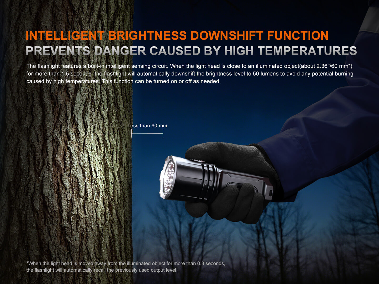 Fenix LR35R PRO Rechargeable Palm-Sized Searchlight