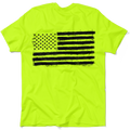 Old Glory - Safety Yellow Hi-Vis Pocket T-Shirt