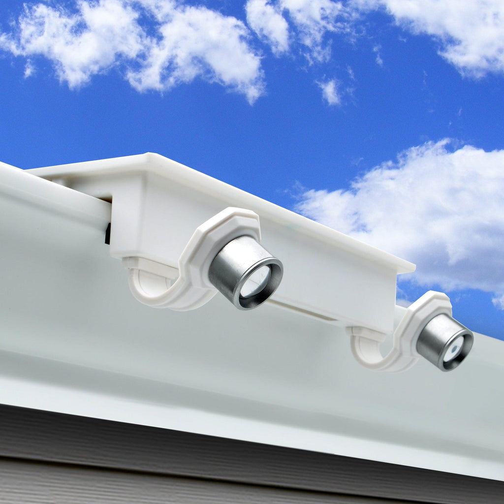 EZ Solar Home Security FLEXIT Spotlight - Gutter Mounted