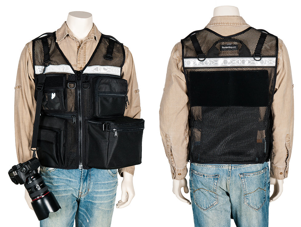 Black Mesh CSI Vest