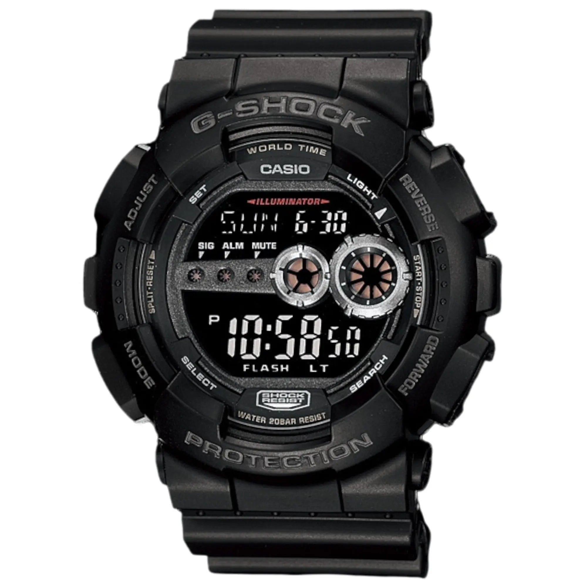 Casio G-Shock Black GD100-1B Watch