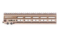 Geissele Automatics MK8 |  Super Modular Rail |  Handguard |  10.5" |  M-LOK |  Barrel Nut Wrench Sold Separately (GEI-02-243) |  Gas Block Not Included |  Desert Dirt Color |  Product Finishes |  Shade Variations and Other Imperfections Are Normal Due to