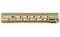 Geissele Automatics MK4 |  Super Modular Rail |  Handguard |  13.5" |  M-LOK |  Barrel Nut Wrench Sold Separately (GEI-02-243) |  Gas Block Not Included |  Desert Dirt Color |  Product Finishes |  Shade Variations and Other Imperfections Are Normal Due to