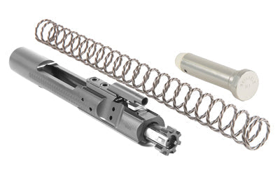 Geissele Automatics Reliability Enhancement Kit |  Parts Kit |  Includes Reliability Enhanced Bolt Carrier Group |  Super 42 Braided Wire Buffer Spring |  H3 Buffer Weight |  Silver