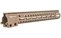 Geissele Automatics MK14 |  Super Modular Rail |  Handguard |  15" |  M-LOK |  Barrel Nut Wrench Sold Separately (GEI-02-243) |  Gas Block Not Included |  Desert Dirt Color |  Product Finishes |  Shade Variations and Other Imperfections Are Normal Due to