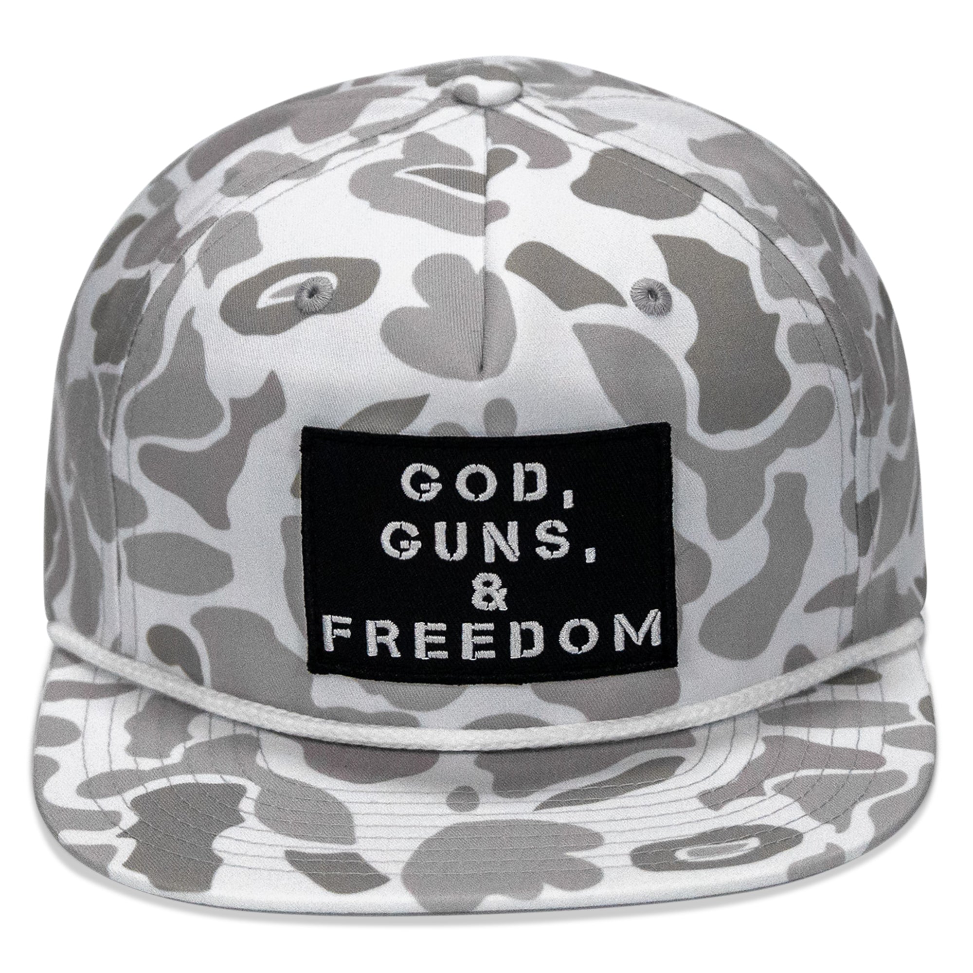 God, Guns, & Freedom Patch Flatbill Hat