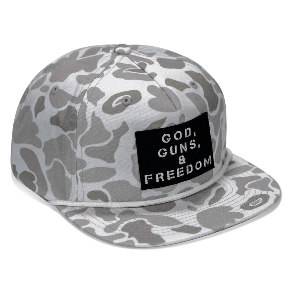 God, Guns, & Freedom Patch Flatbill Hat