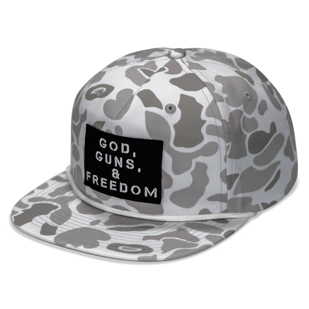 God, Guns, & Freedom Patch Flatbill Hat