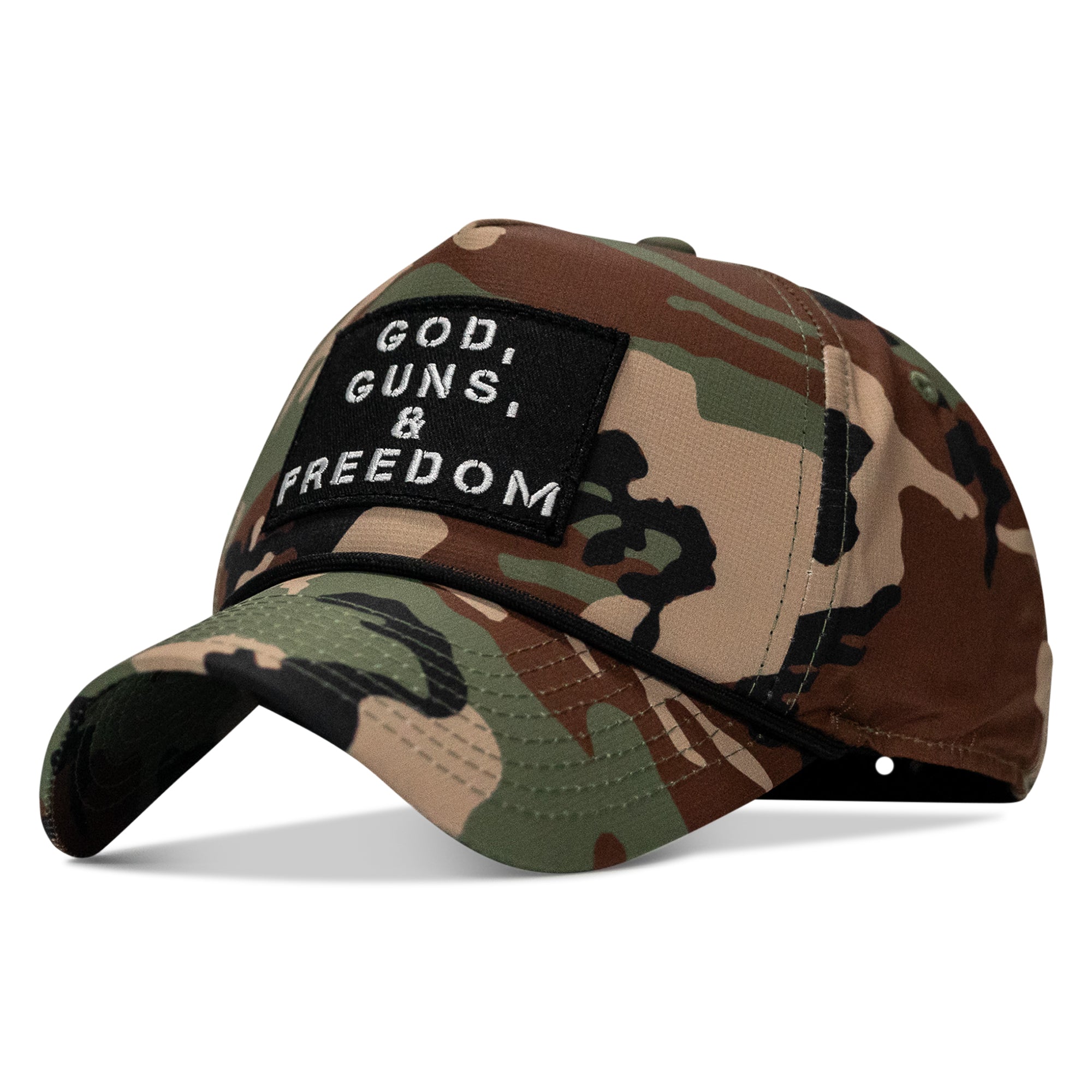 God, Guns, And Freedom Patch Weekender Snapback Hat