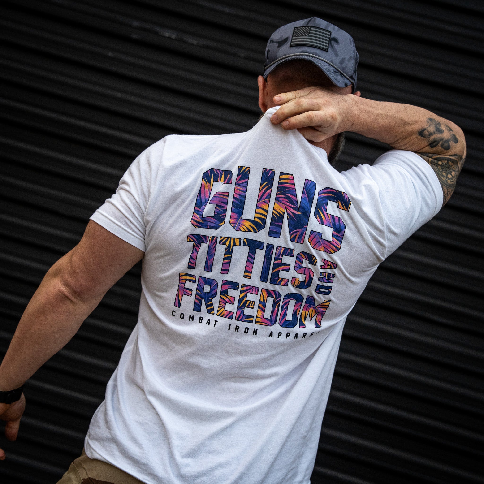 Guns, Titties And Freedom Men's T-Shirt