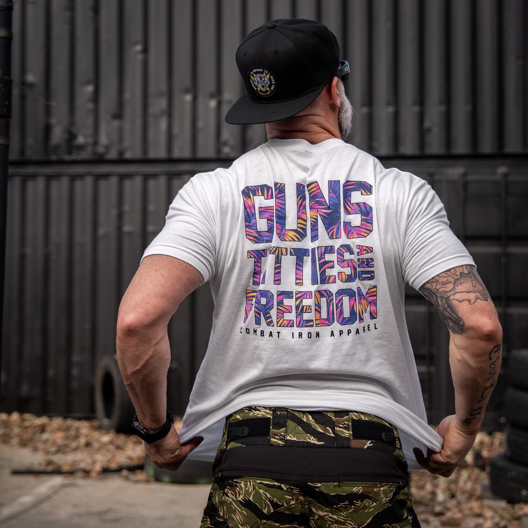 Guns, Titties And Freedom Men's T-Shirt