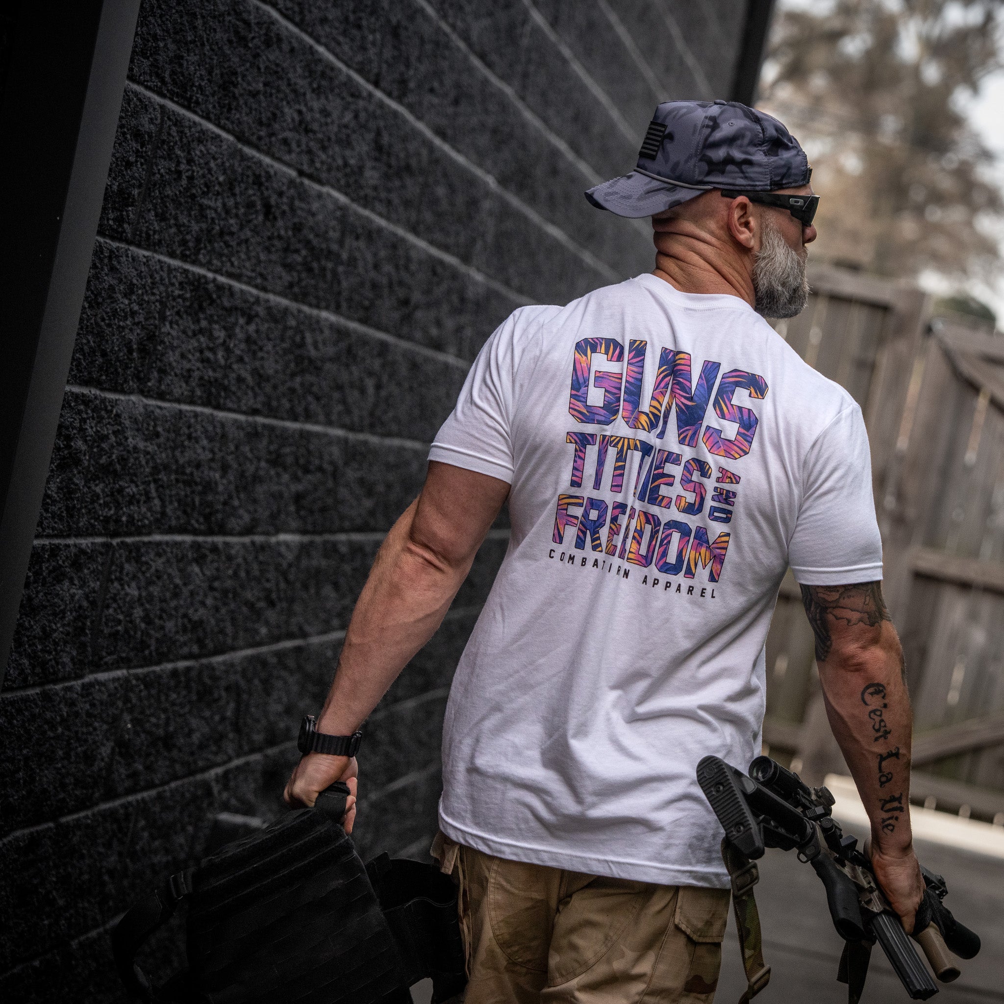 Guns, Titties And Freedom Men's T-Shirt