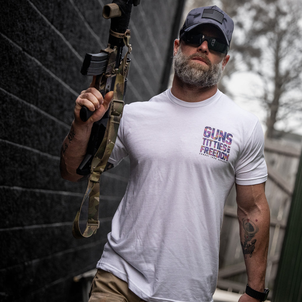 Guns, Titties And Freedom Men's T-Shirt