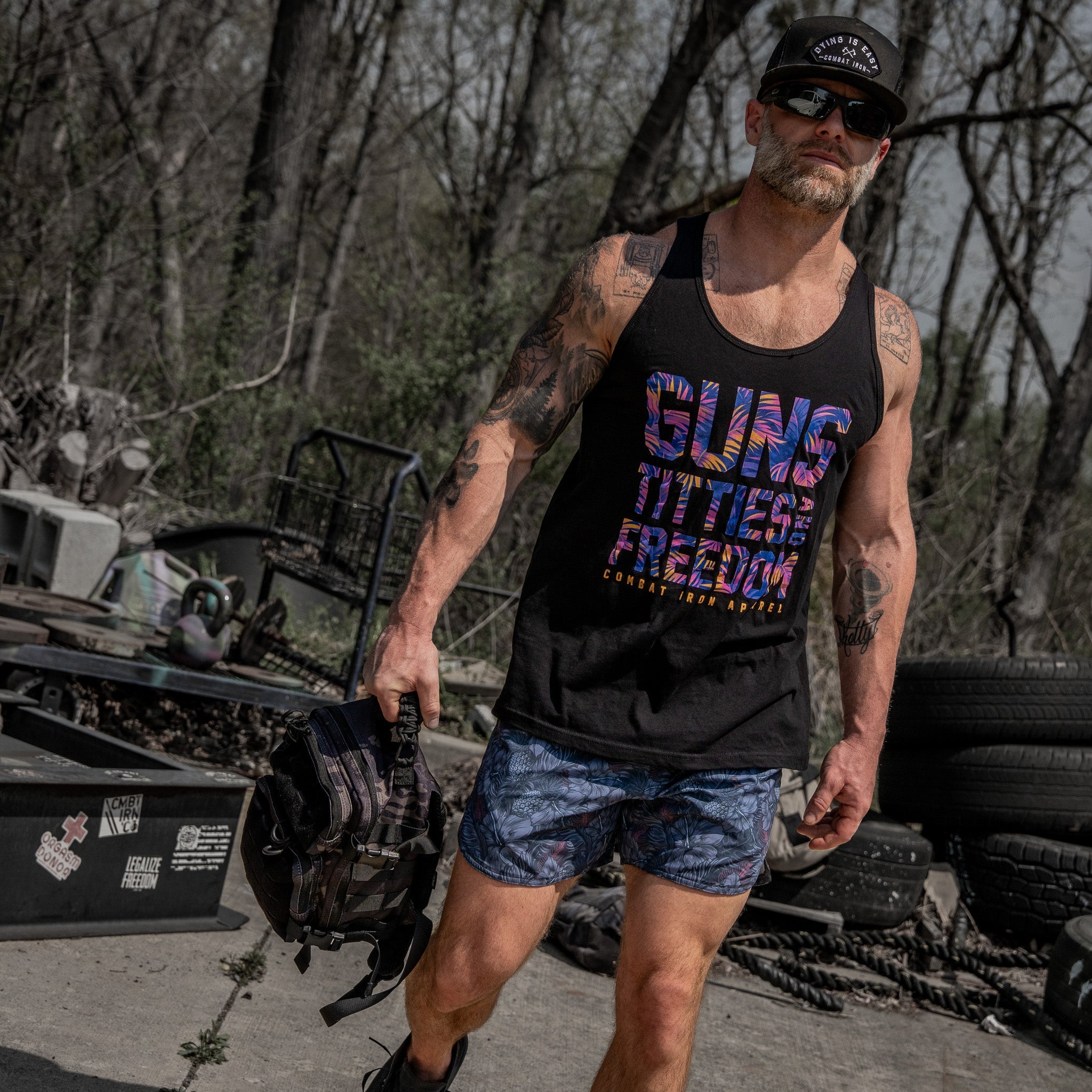 Guns, Titties, Freedom Men's Tank
