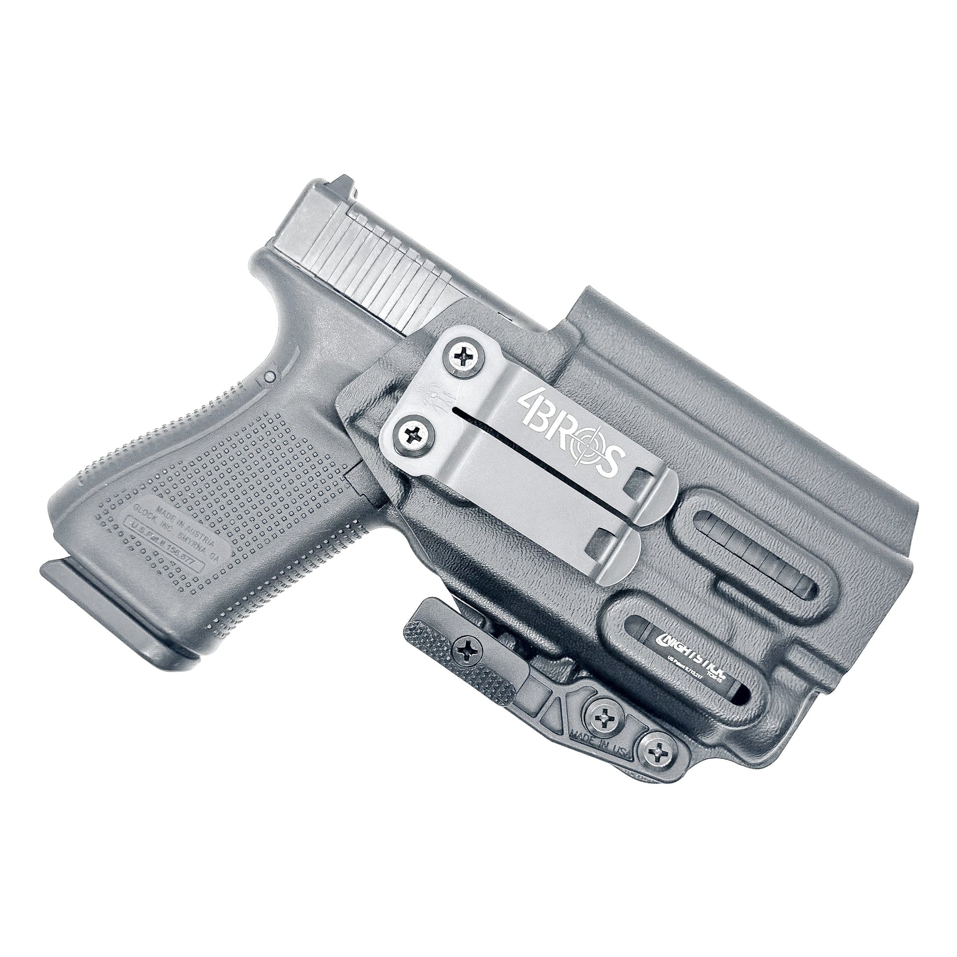 Glock 19 with Nightstick TCM-10 & TCM-15 IWB Holster