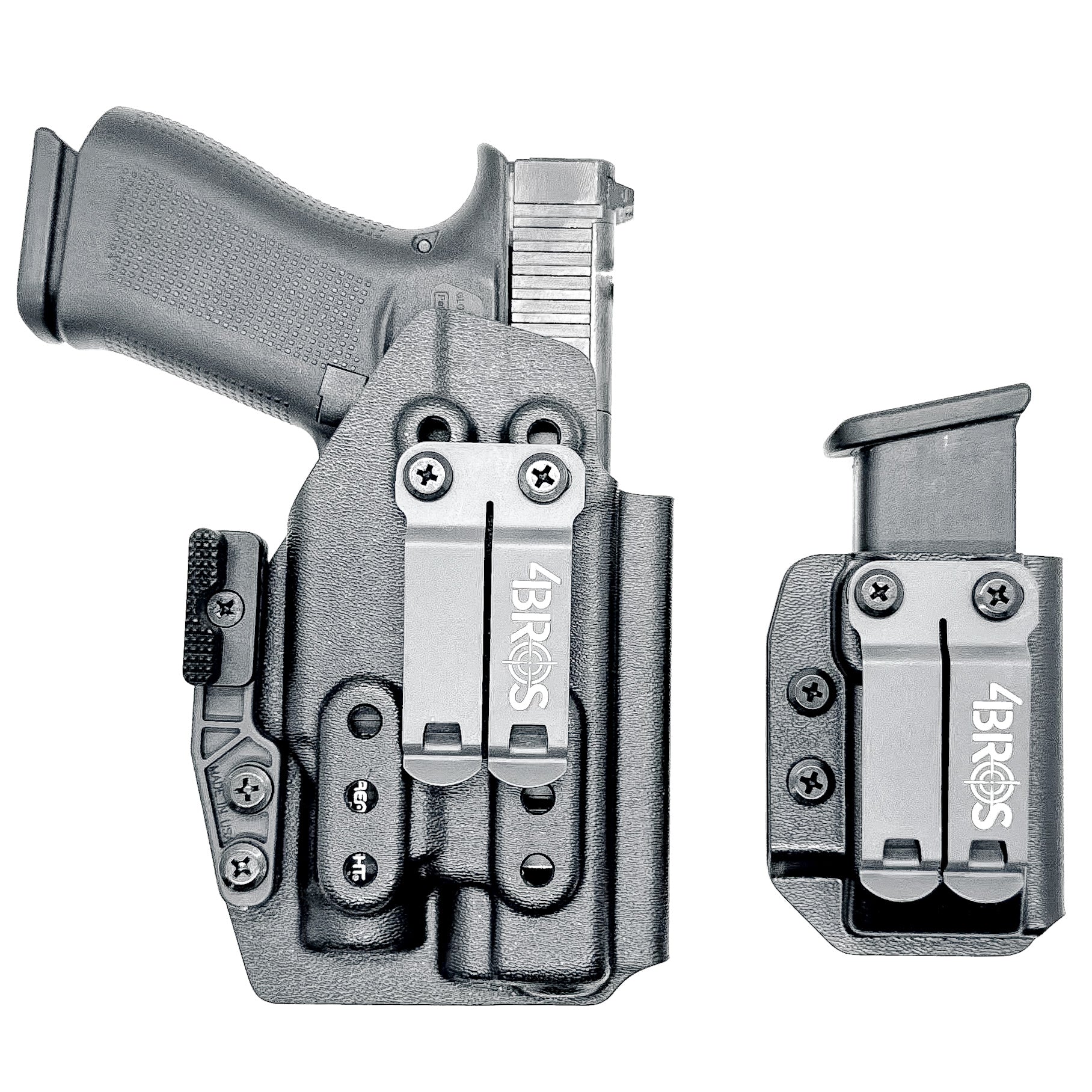 Glock 43X & 48 MOS TLR-7 Sub IWB RH Holster with Magazine Carrier Combo