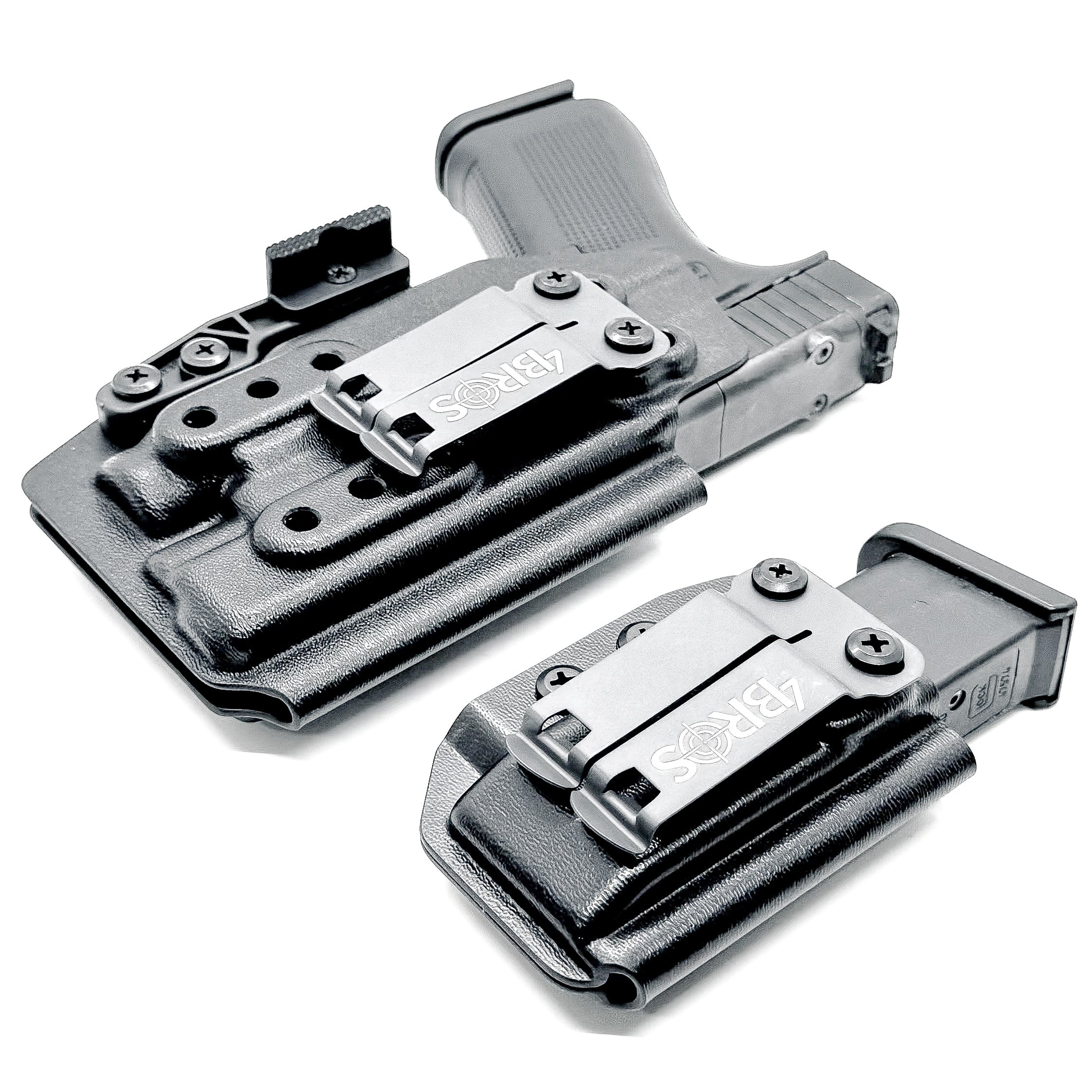 Glock 43X & 48 MOS TLR-7 Sub IWB RH Holster with Magazine Carrier Combo