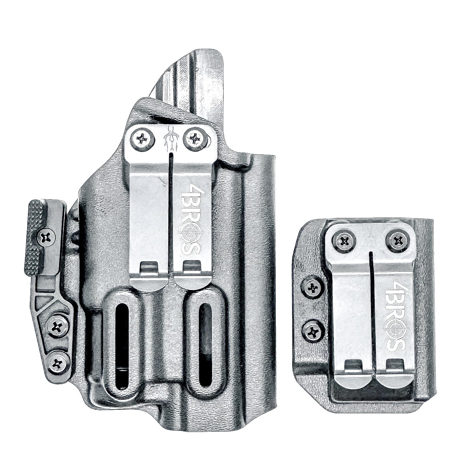 Glock 43X & 48 MOS SureFire XC3 Sub IWB Holster with Magazine Carrier Combo