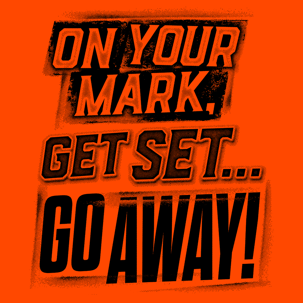 Go Away - Hi-Vis Work Shirt